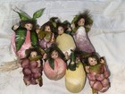 8 Mark Roberts Garden Baby Fairy Fruit Veget Doll Grapes Lemon Radish Eggplant