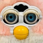 Vintage Furby Baby 1999    not Working     Pink W  Yellow Tail Blue Eyes With Tag