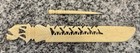 Vintage Hand Carved Camel Letter Opener With Matching Pick Decorative Desk Set