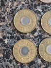 Lot Of 7 Vintage New York City Transit Authority Subway Token Tokens 