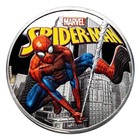 2022  1 Fiji Proof Marvel Spider-man Colorized 1 Oz  999 Silver Coin Ogp