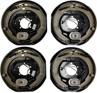 Set Of 4  Electric Trailer Brakes 12  X 2  Assembly 7000 Lb Axle Not Self Adjust
