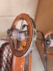 Antique Victorian Baby Doll Stroller Vintage Wicker Wood Iron Baby Doll Carriage