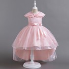 Princess Flower Girls High Low Dress Bridesmaid Kids Wedding Party Gown 3-12y