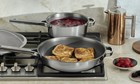 Our Place Large Titanium Always Pan Pro Chrome  4 23 Qt   12 5   
