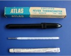 Vintage Nos Atlas Fever Thermometer With Box Case   Inst Made In Usa Leesburg Fl