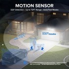 Dimmable Led Motion Sensor Security Light 70w 10 000lm Ip65 Outdoor Floodlight