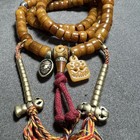 Tibetan Yak Bone 108 Beads Mala Retro Cultural Play Prayer Bead Bracelet