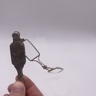 Antique Silver Plated Lorgnette Folding Magnifying Glasses W Bail   As Is 