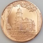 Lot Of Two 1972 Terrace Hill  State Of Iowa Medallions  1 Bronze  1 999 Silver  