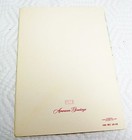 Vintage Unused Christmas Greeting Card - American Greetings Church In Snow