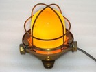 Ship Salvaged Old Brass Finish Vintage Ceiling Wall Deck Light Russian Nautical