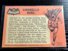 1966 Topps Batman  23    umbrella Duel    Vintage Trading Card     Dc Comics Vg
