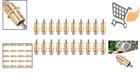 20pcs Stainless Steel Rabbit Water Feeder Automatic Nipple Easy Use Drinking