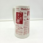 1971 Omaha World-herald Sun Up Saturday Edition Nebraska Cornhuskers Stein 6 5 