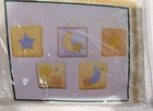 New Lambs And Ivy Little Dipper Wall Hangings   Set Of 5   Moon Stars 2005