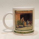 John Deere 2005 Collector Series Coffee Mug Father son Tractor Puppy Equipment