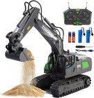 Remote Control Excavator Toy 1 20 Construction Vehicle Rc Excavator Toys Green
