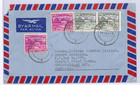 Bangladesh Overprint Pakistan Stamps Air Mail Cover  bogra  1972 Sheffield We242