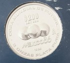 200 Pesos World Cup 1986 Mexico Silver Bu