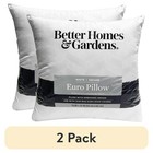 Hypoallergenic Microfiber Euro Pillow 26x26 Soft Lofty Support Washable New
