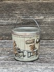 Antique Three Little Pigs Tin Litho Candy Canco