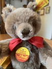 Vintage Jointed Steiff Teddy Bear 0202 26 Ear Button Chest Tag 9 5  West Germany
