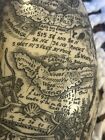 Scrimshaw Faux Whale Tooth Map Designs
