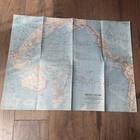 Vintage 1962 National Geographic Map Of New Zealand  New Guinea   Pacific Ocean