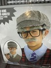 Grandpa Kit Costume 3pc Hat W  Hair Glasses Eyebrows   Mustache Cosplay Fits All