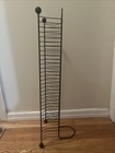 Atlantic Dvd Cd Rack Tower Video Game Movie Storage Metal Wire Holds 32 27   