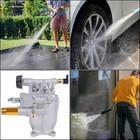Pressure Washer Pump  3 4  Shaft Horizontal Axial Plunger 3400 Psi Max 2 5 Gpm