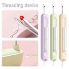 Upgraded 2 In 1 Needle Threader Seam Ripper Multifunctional Hand Sewing Tools