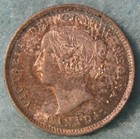 1896 Canada 5 Cent Silver World Silver Coin Au-uncirculated  563