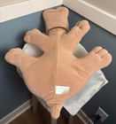 Tonka Large 20  Pound Puppy Puppies Tan Dog Plush With Collar -  1985 Vintage