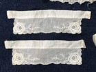 Antique Victorian Edwardian Lace Collar Plastron   Wrist Lot Sc Estate  q