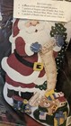 New Bucilla 2002 Santa   s List 18  Christmas Felt Stocking Kit 84772