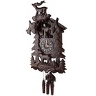 Kendal Cuckoo Clock Handcrafted Wood Vivid With 4 Dancers Dancing   Music Large