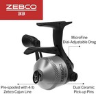 Zebco 33 Spincast   33 Micro Triggerspin Reel 4lb  Right left Retrieve  Bite Ale