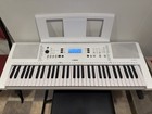 Yamaha Ez-300 61-key Digital Home Piano Keyboard White W Stand Bench Music Stand