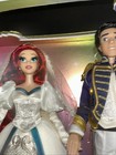 Disney Limited Edition Doll Platinum Little Mermaid Ariel Eric Wedding 17  Nib