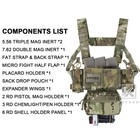 Krydex Mk3 Micro Fight Chassis Chest Rig Modular Tactical Carrier With Mag Pouch