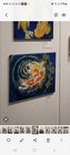Fortunate Fish     Feng Shui Koi Acrylic Painting     Lucky Prosperity Art