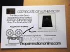 Movie Music Booklet Prop For King Charles Iii  2017  Inc Coa - Tim Piggott Smith