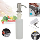 300ml Stainless Steel Soap Dispenser Kitchen Sink Hands Bath Liquid Pump Bottle   