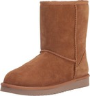 Nib Women s Koolaburra By Ugg W Koola Short Chestnut Brown Pull On Boots  100