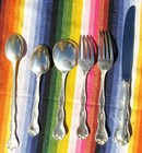 Vintage Gorham Rondo Sterling Silver Six Piece Place Setting No Monogram Nice   