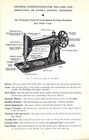Singer A Manual Of Family Sewing Machines And Their Attachments Manual  Fastened