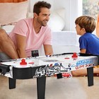 42  air Powered Hockey Table Game Room Indoor Sport Electronic Scoring 2 Pushers
