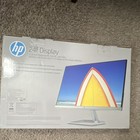 Hp 24f Display 23 8  Ips Fhd 75hz Ultra-slim Monitor Hdmi Vga Silver